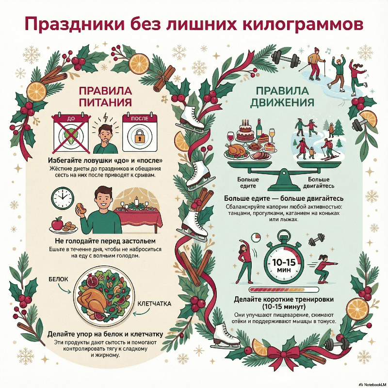 Как не набрать лишние килограммы в праздники